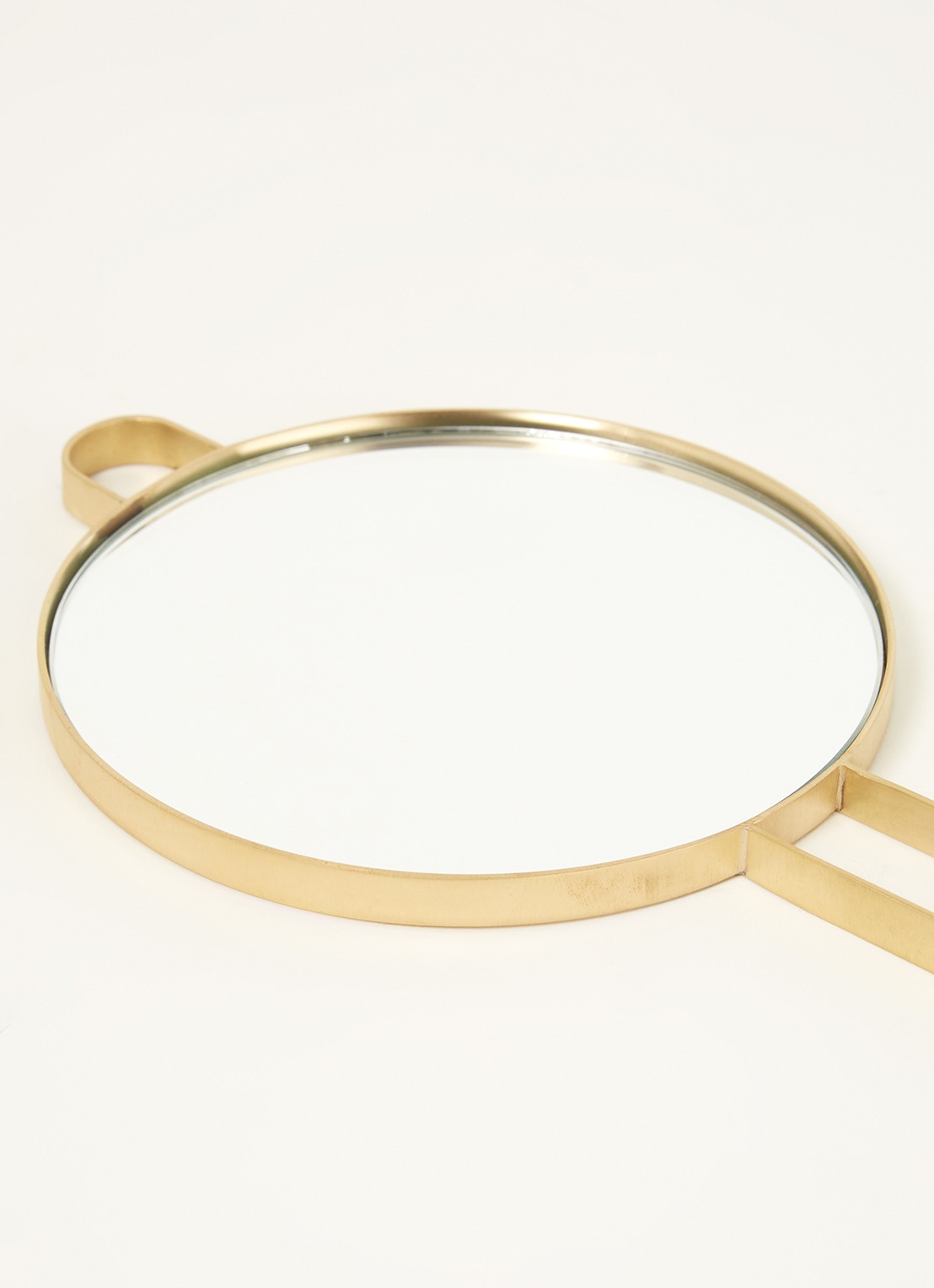 ferm LIVING Poise handspiegel 28,5 x 14,5 cm - detail goud