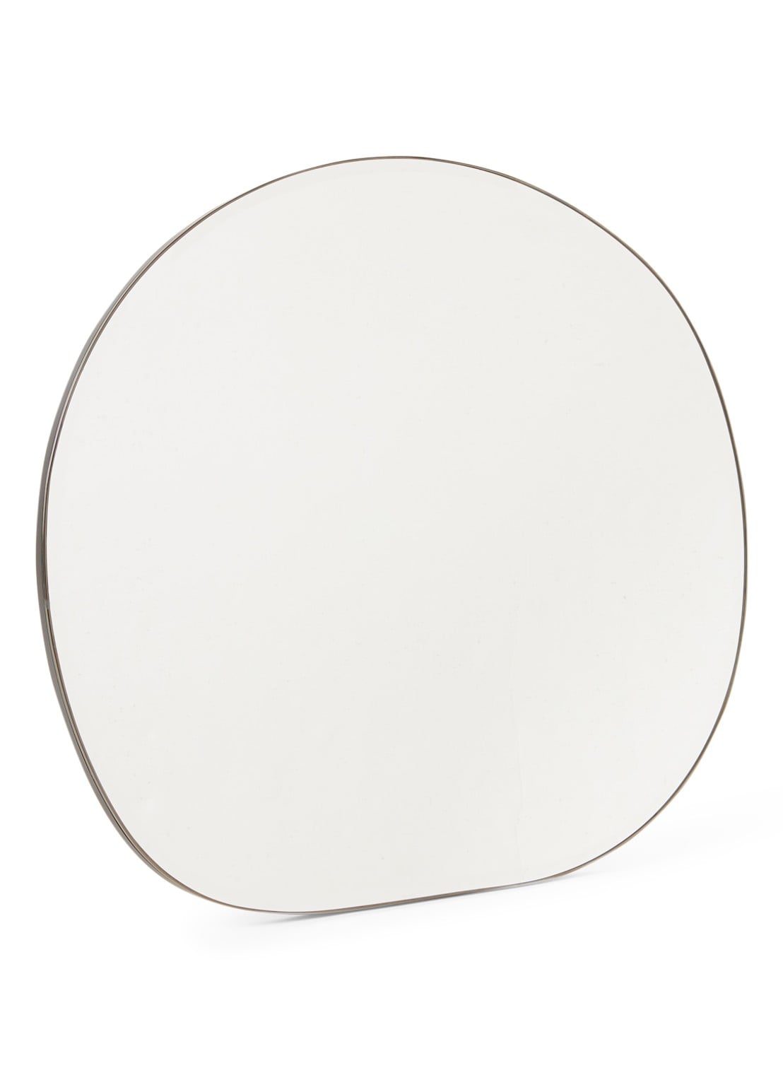 ferm LIVING Pond wandspiegel 50 x 50 cm - voorkant chroom