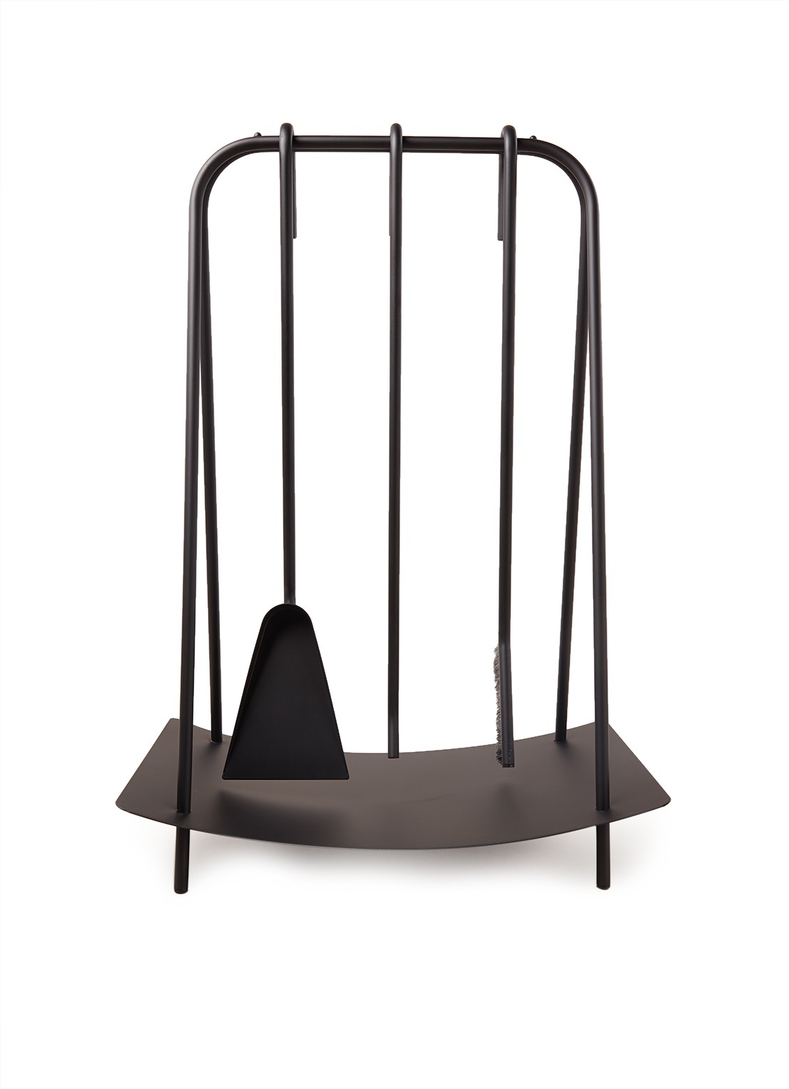 ferm LIVING Port haardset 4-delig - voorkant 2 zwart