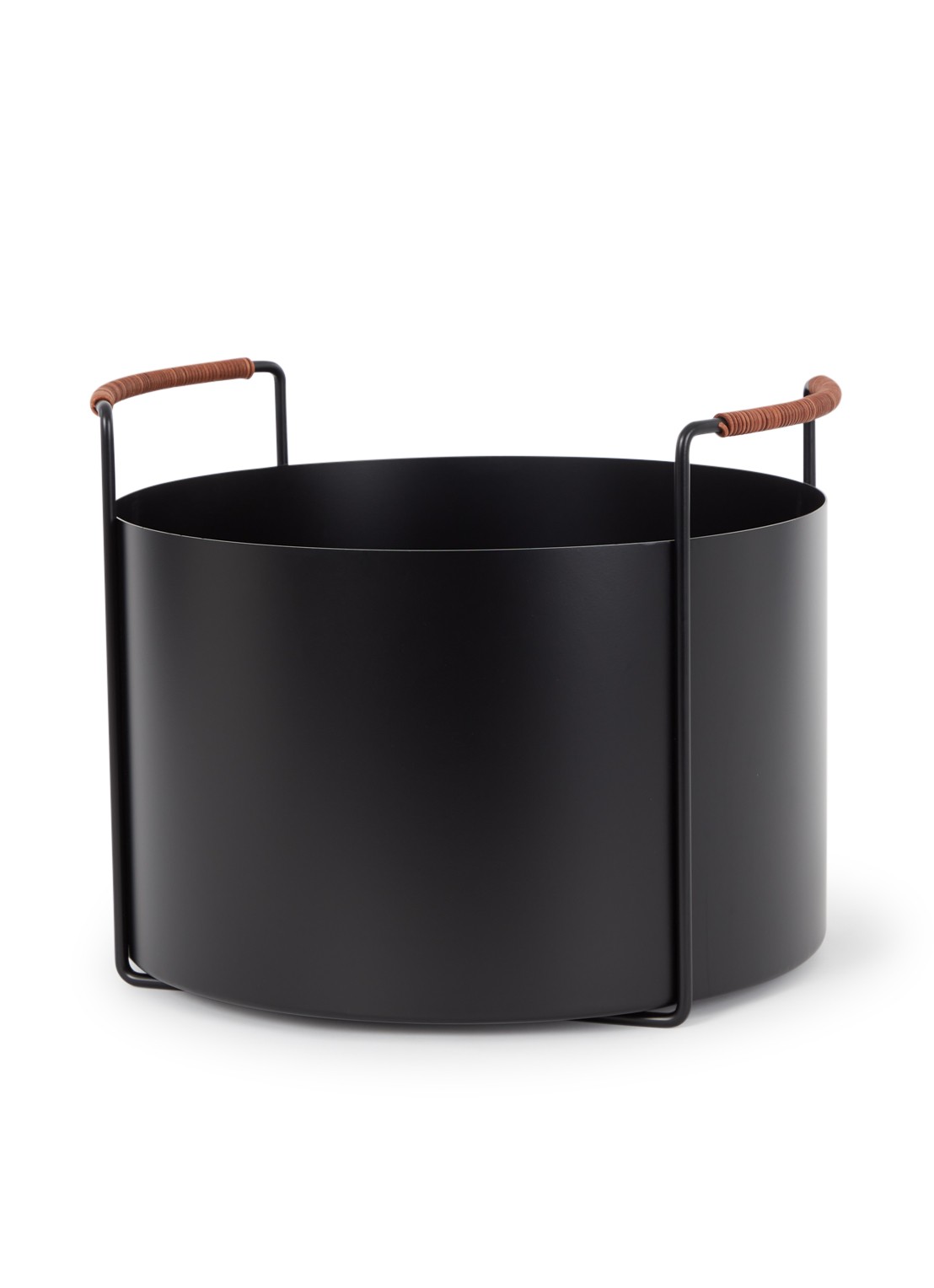 ferm LIVING Port vuurkorf 40 cm - voorkant zwart