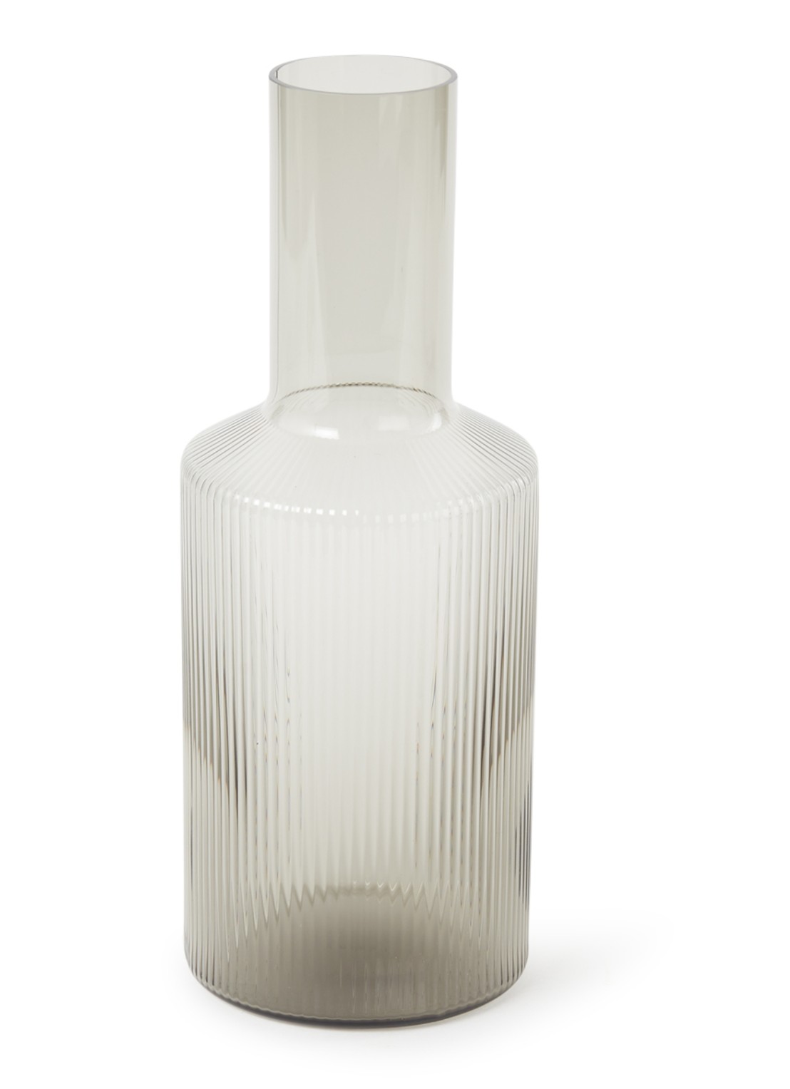 ferm LIVING Ripple Car karaf 0,9 liter - voorkant 2 lichtgrijs