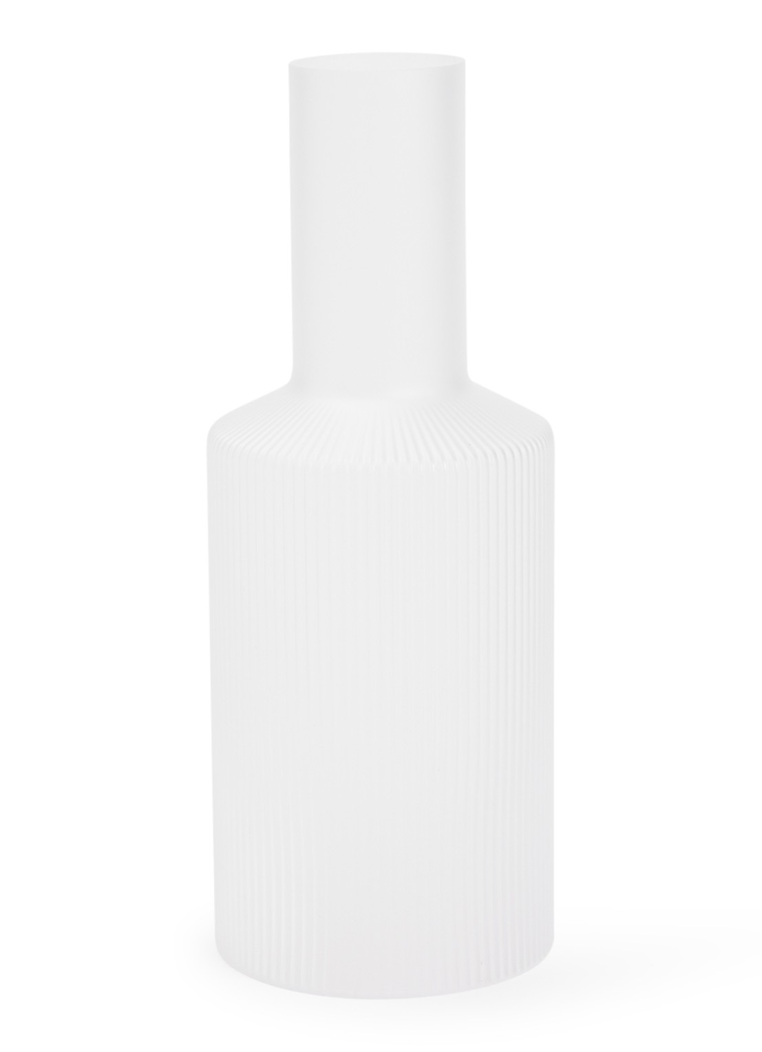 ferm LIVING Ripple karaf 1 liter - voorkant wit