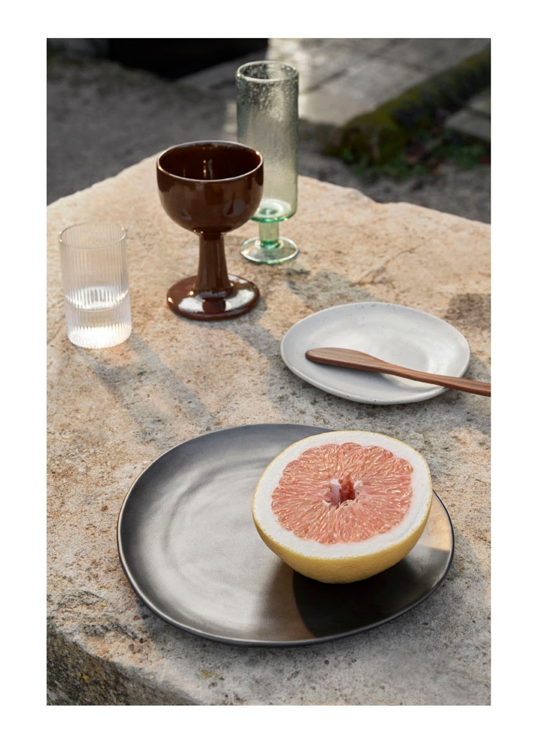 ferm LIVING Ripple Verrines glazen set van 4 - detail 3 transparant