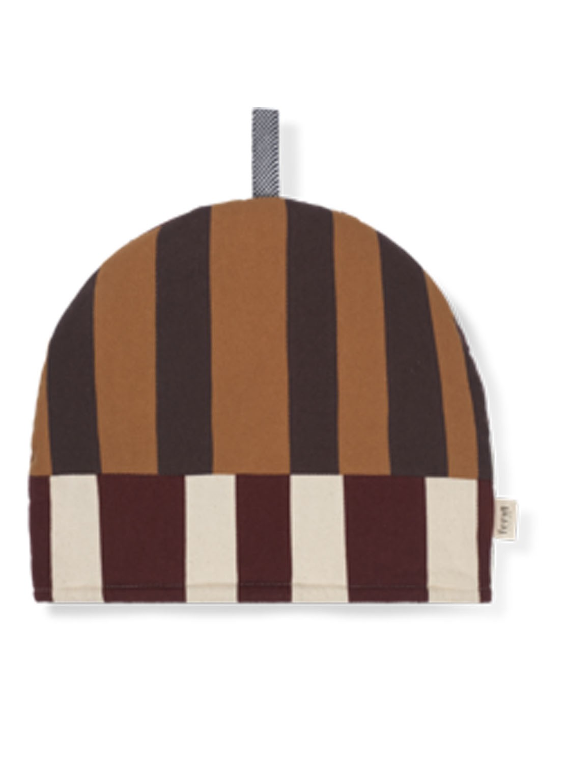 ferm LIVING Section theemuts van  katoen - voorkant bruin