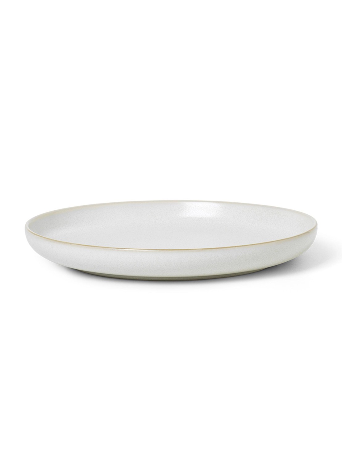 ferm LIVING Sekki dinerbord 25 cm - voorkant wit