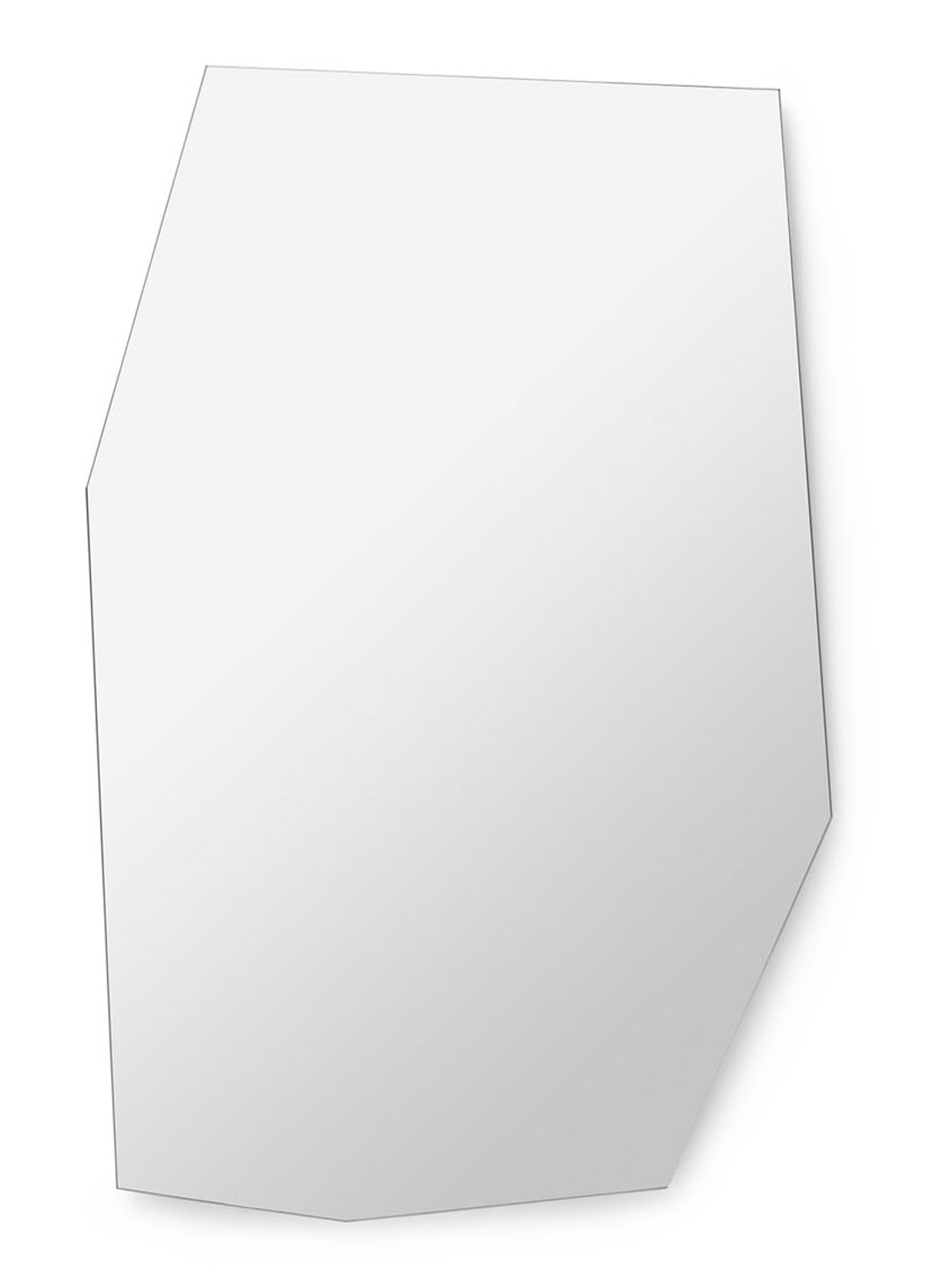 ferm LIVING Shard wandspiegel - voorkant zwart