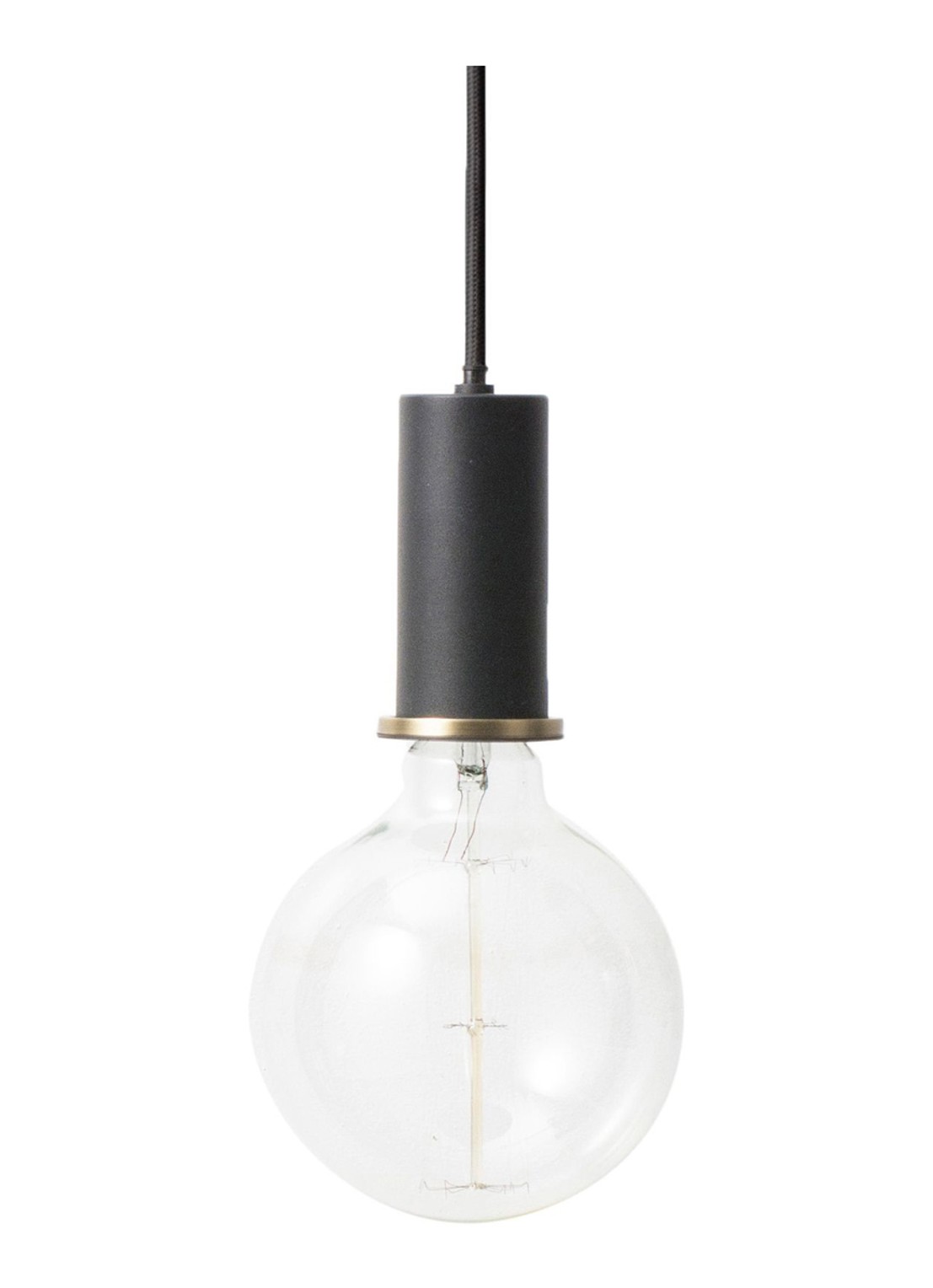 ferm LIVING Socket hanglamp - voorkant zwart