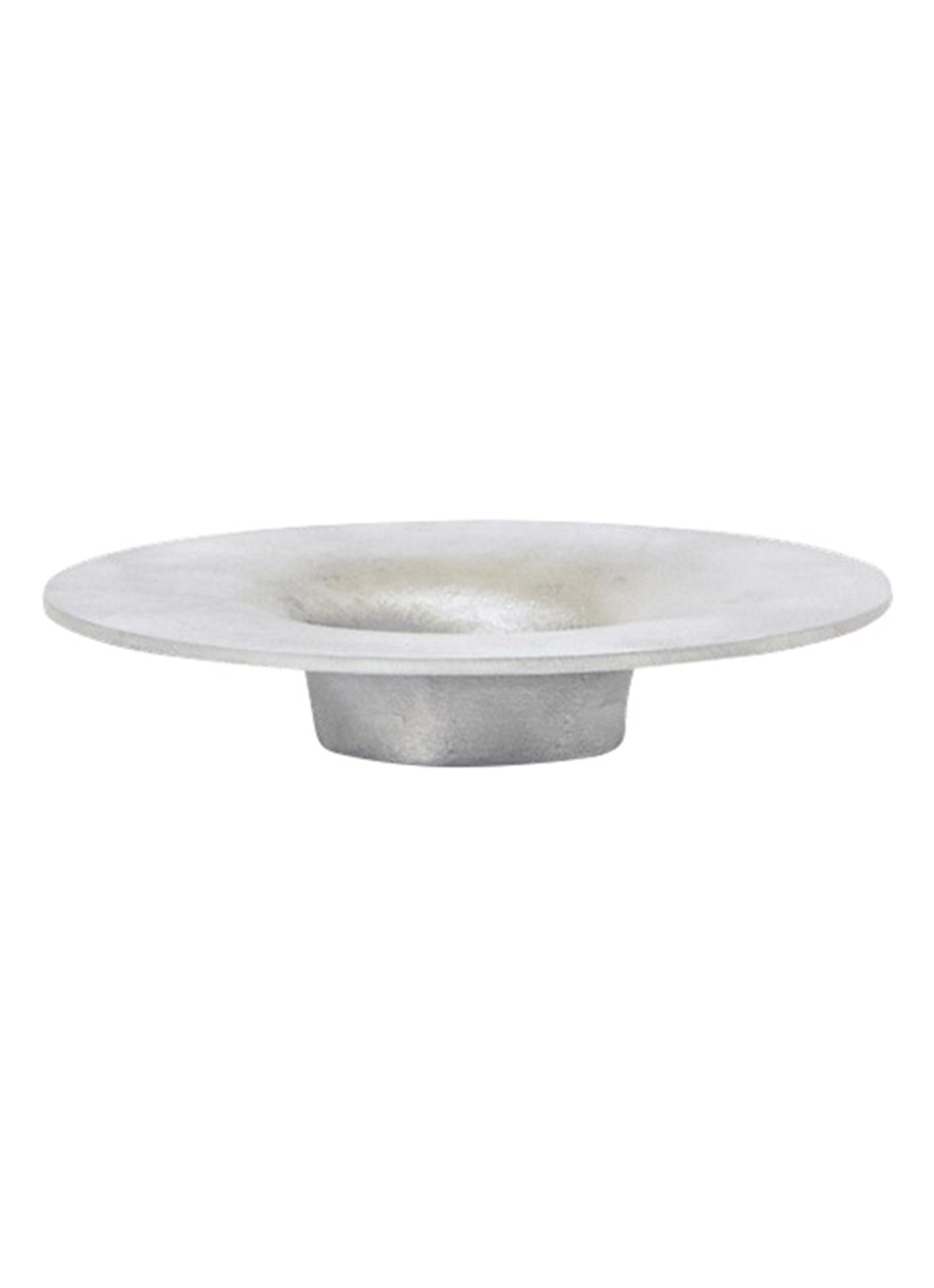 ferm LIVING Soothe kandelaar - voorkant zilver