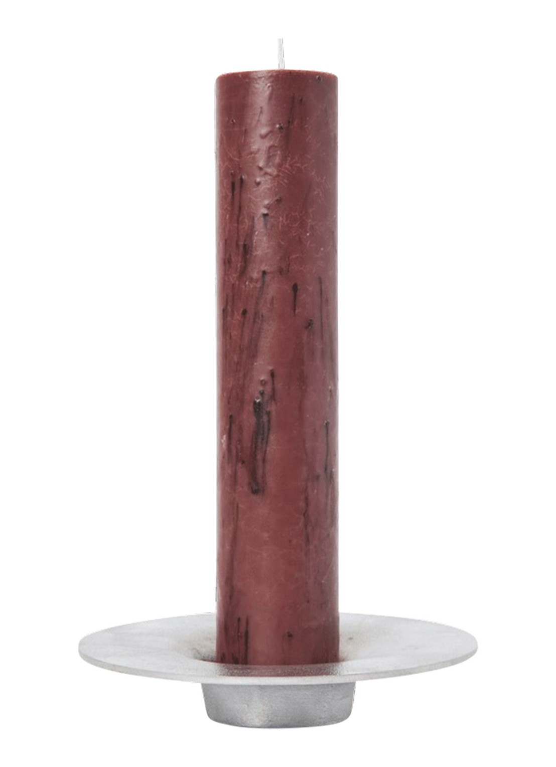 ferm LIVING Soothe kandelaar - voorkant 2 zilver
