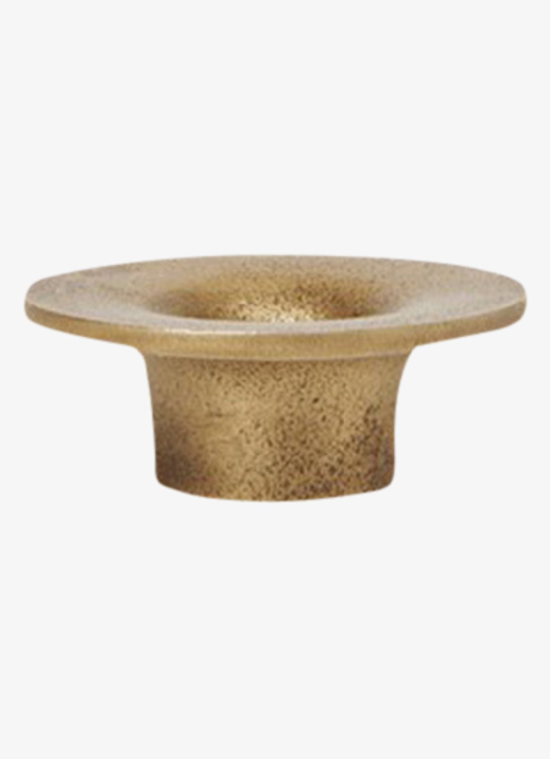 ferm LIVING Soothe kandelaar - voorkant 3 brons