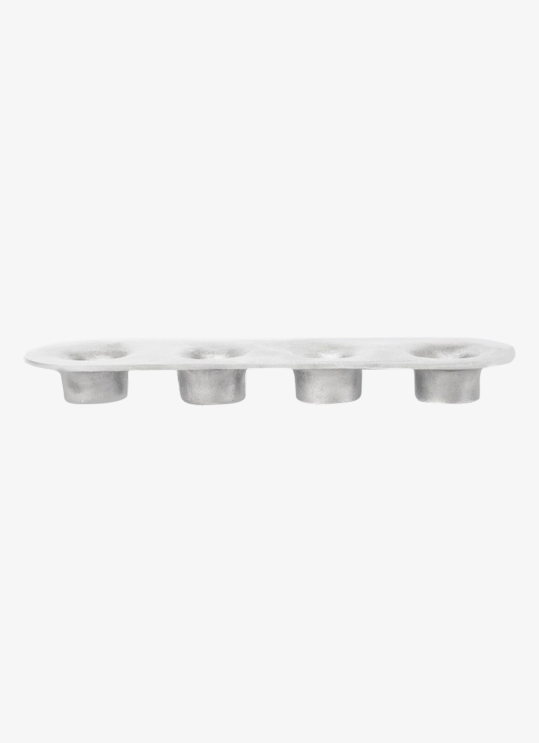 ferm LIVING Soothe kandelaar - voorkant 2 zilver