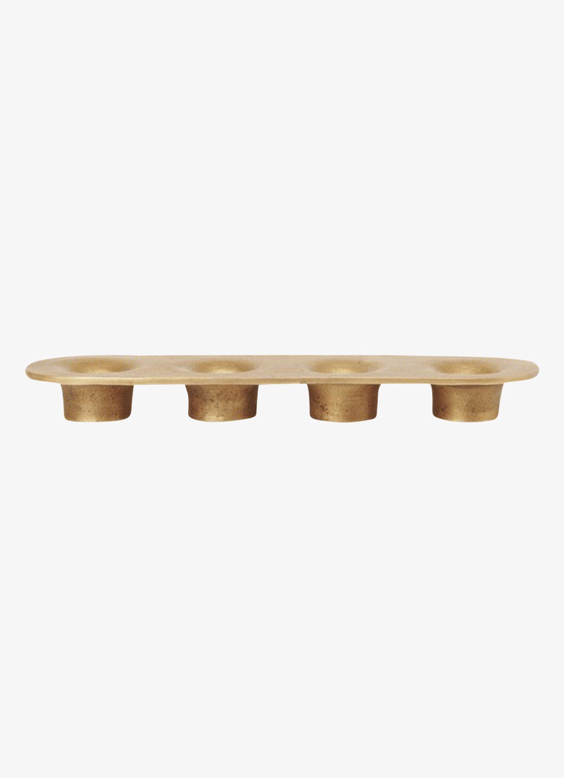 ferm LIVING Soothe kandelaar - voorkant 2 brons