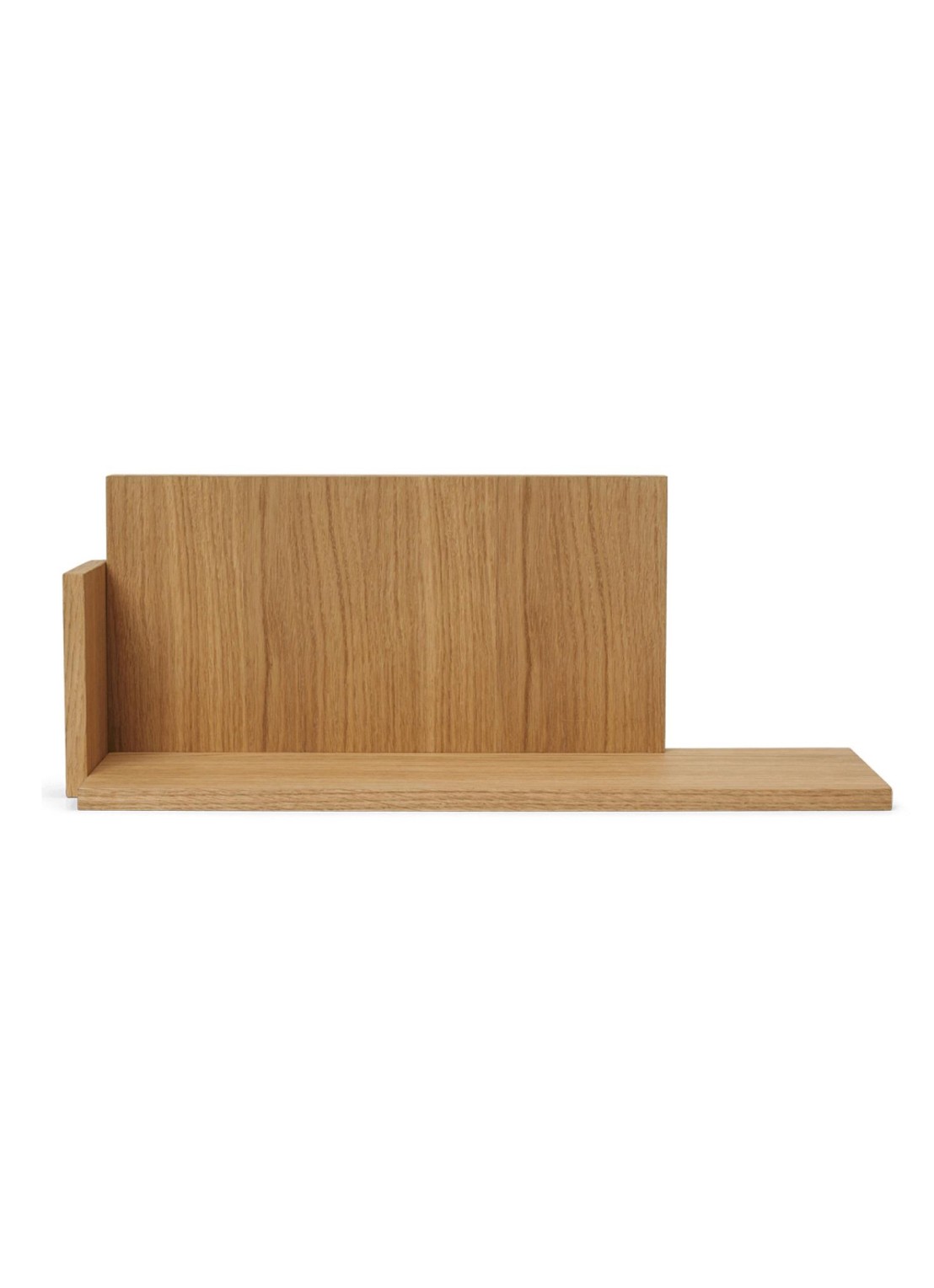 ferm LIVING Stagger wandplank  - voorkant bruin