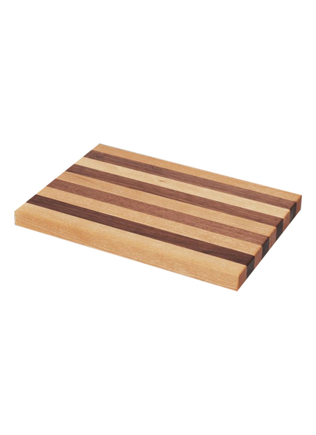 ferm LIVING Stribe snijplank 25 x 36 cm - voorkant bruin