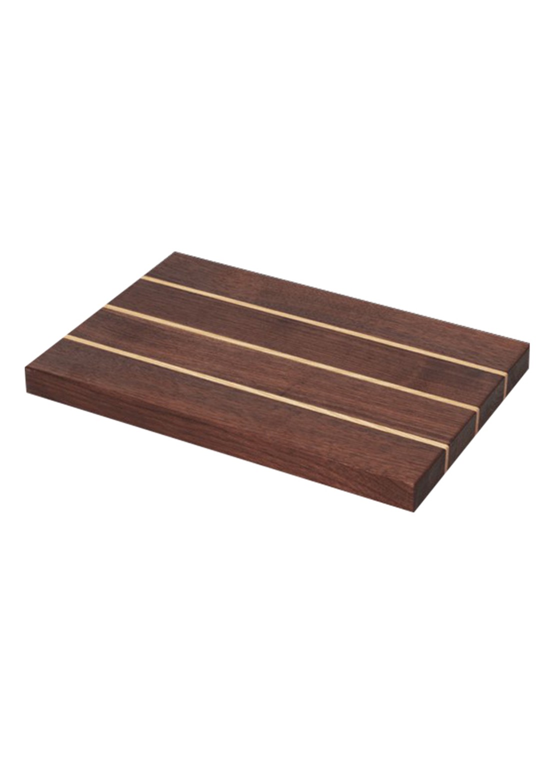 ferm LIVING Stribe snijplank 25 x 36 cm - voorkant bruin