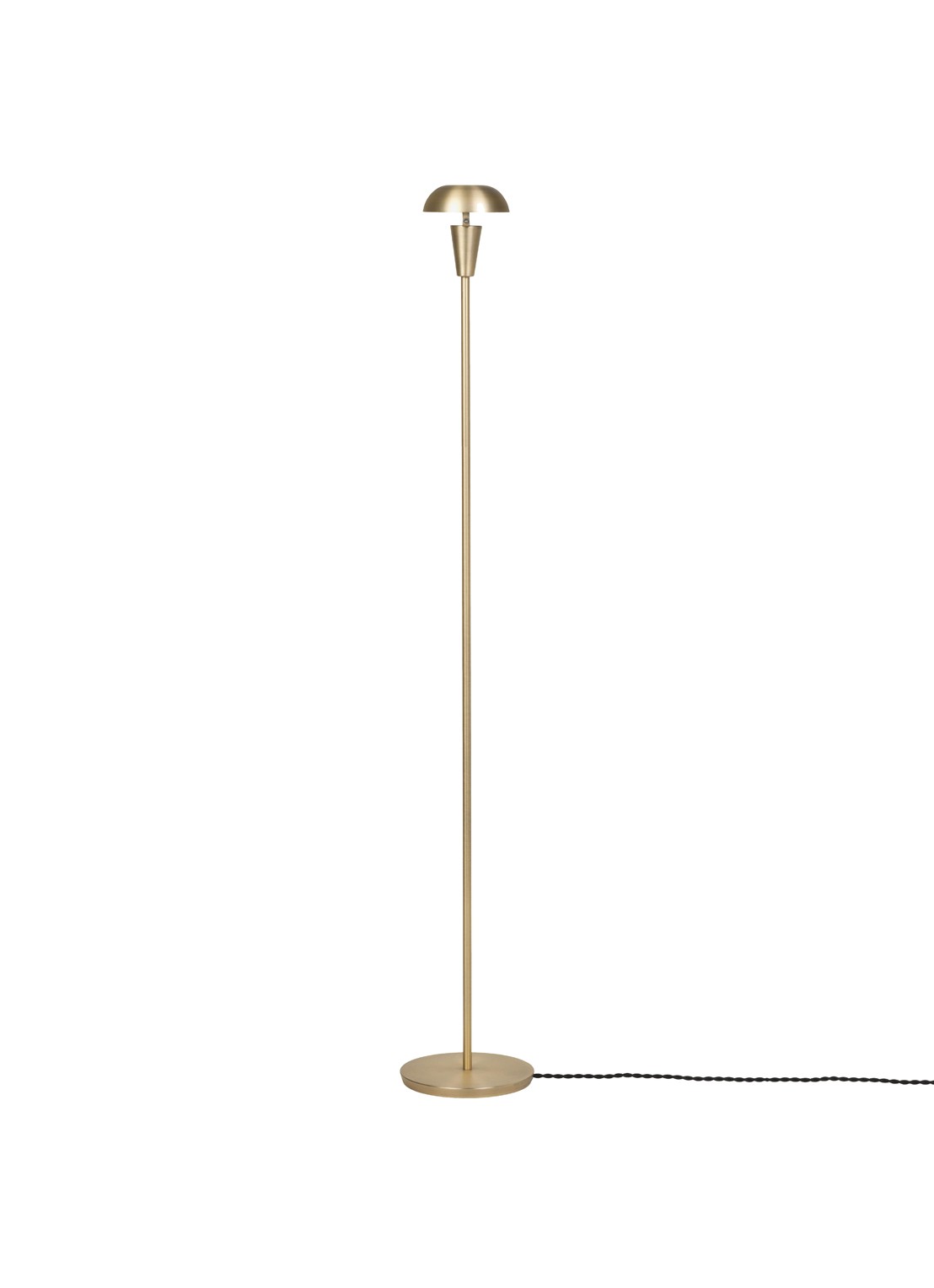 ferm LIVING Tiny vloerlamp 124,5 cm - voorkant goud