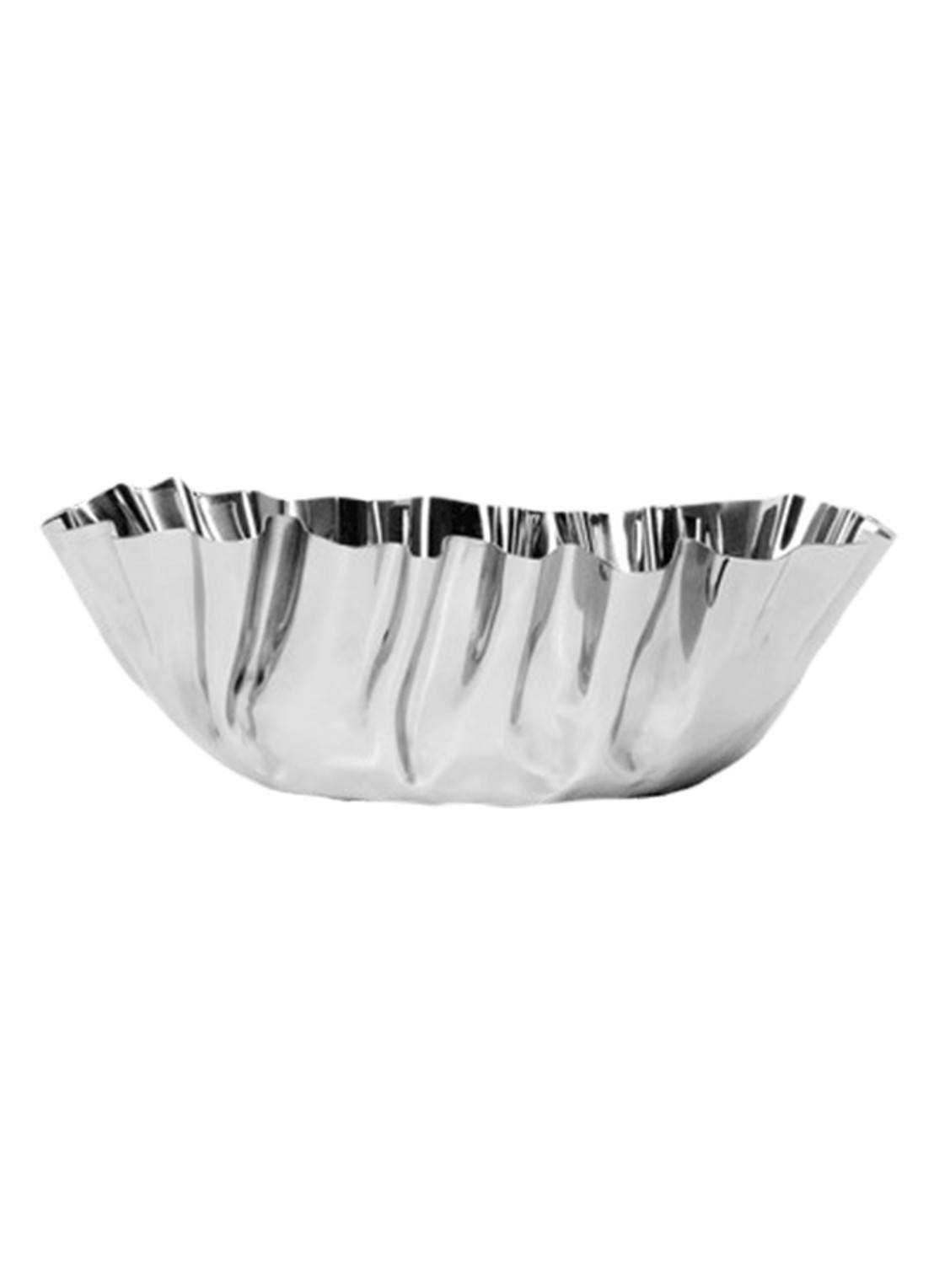 ferm LIVING Tydra schaal 10 cm - voorkant 2 zilver