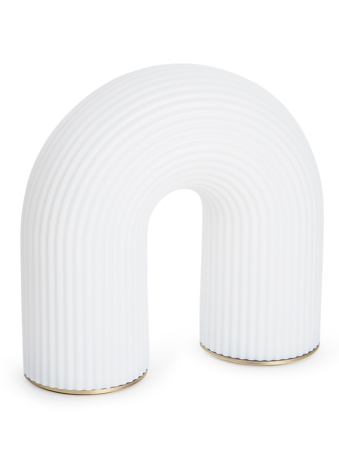 ferm LIVING Vuelta tafellamp 15,5 cm - voorkant wit