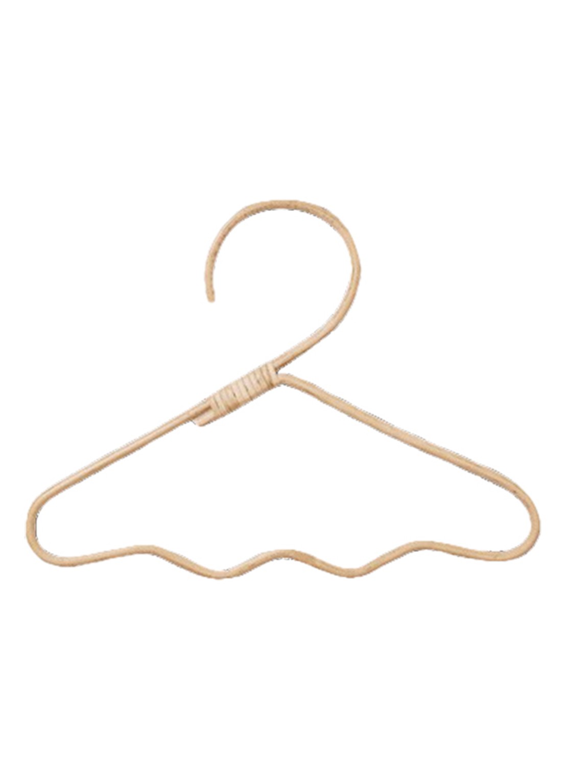 ferm LIVING Wavi kleerhanger set van 3 - voorkant 2 bruin