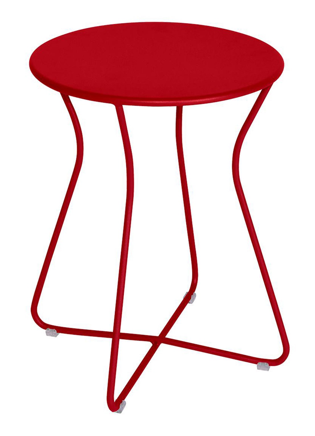 Fermob Cocotte kruk 45 cm - voorkant rood