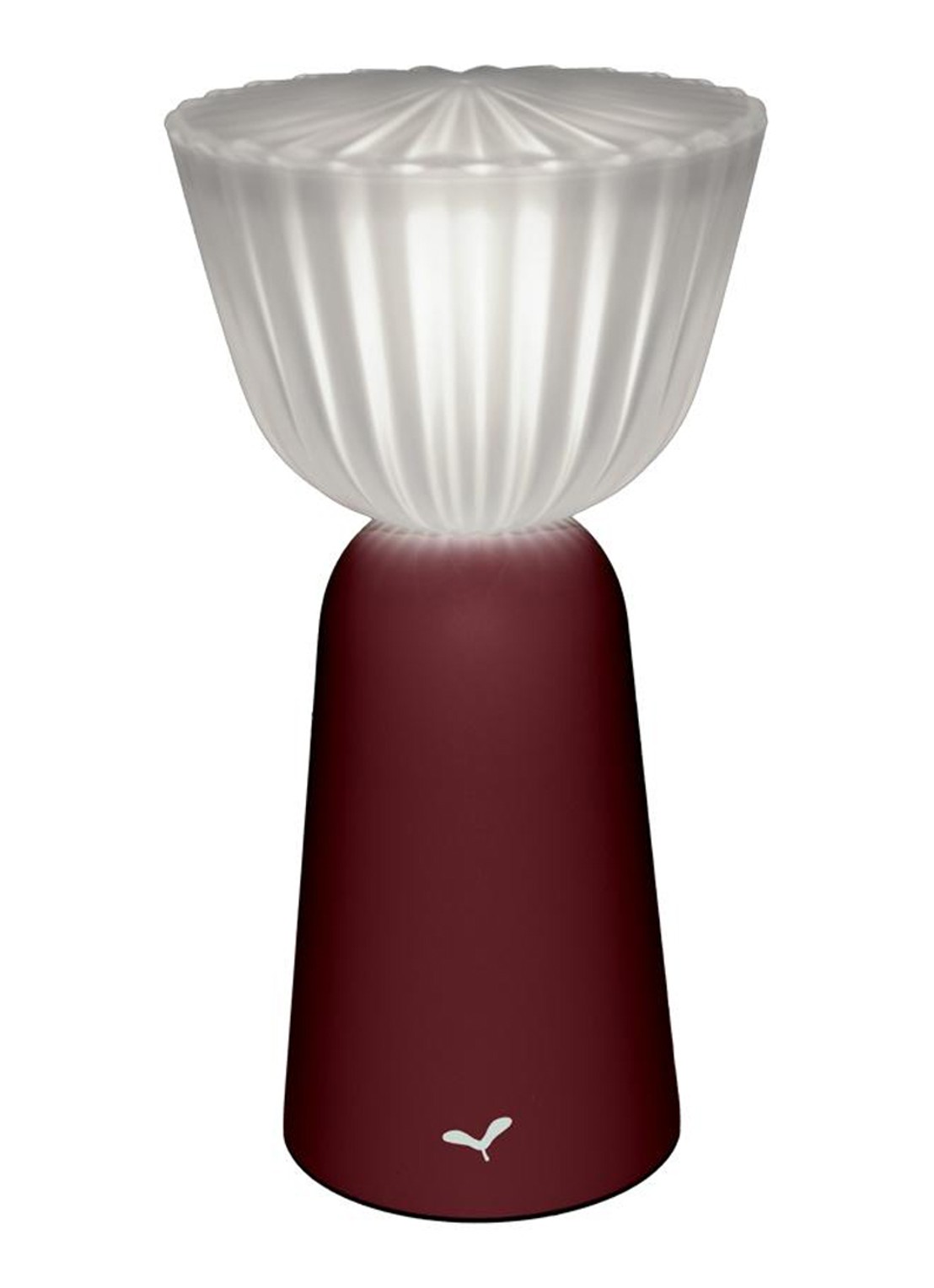 Fermob Swing tafellamp 20 cm - voorkant donkerrood