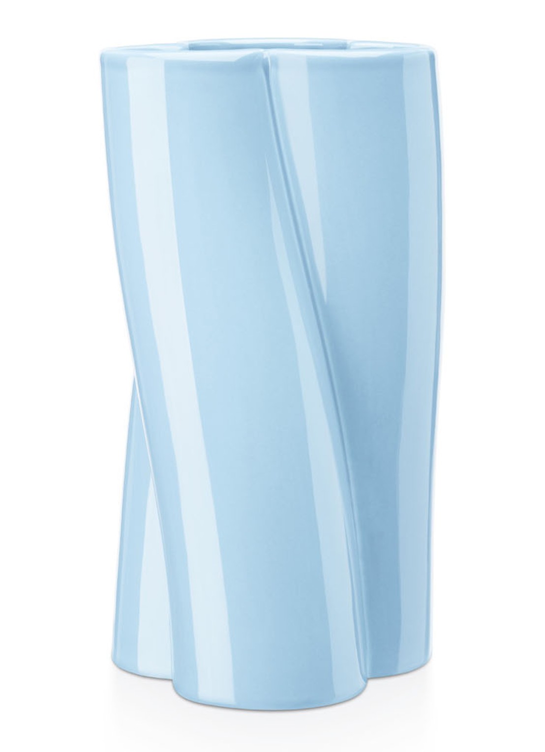 FÉST Wocky vaas L 28 cm - voorkant 2 lichtblauw