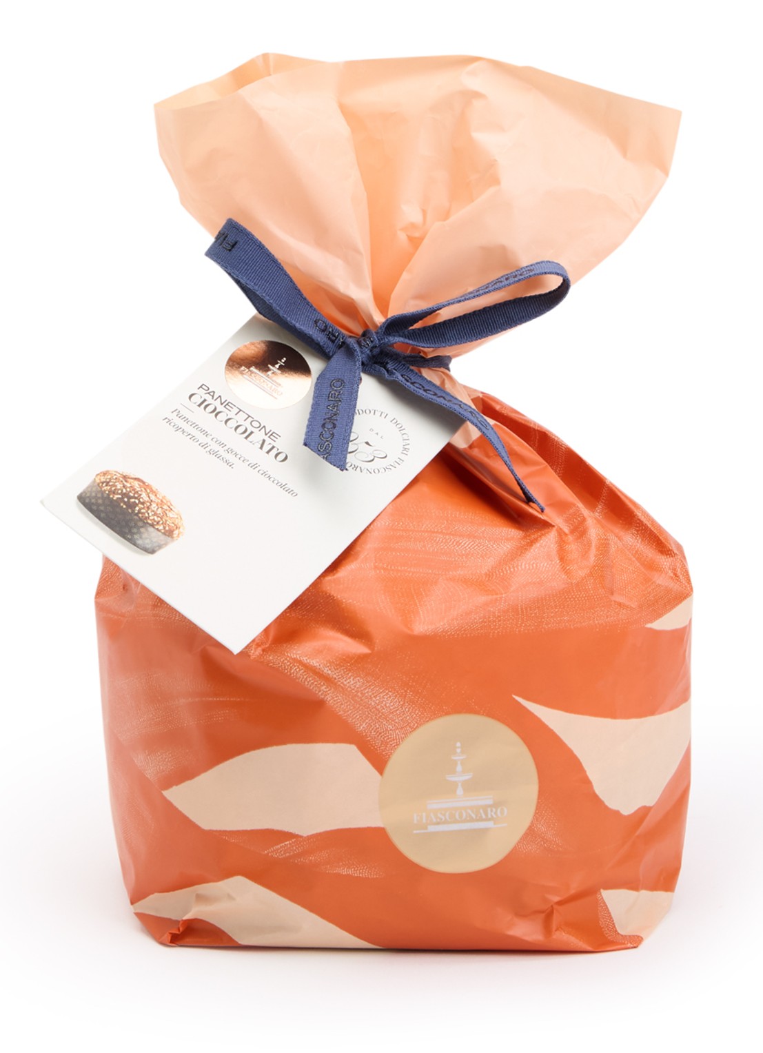 Fiasconaro Cioccolato panettone met chocolade druppels 500 gram - voorkant undefined
