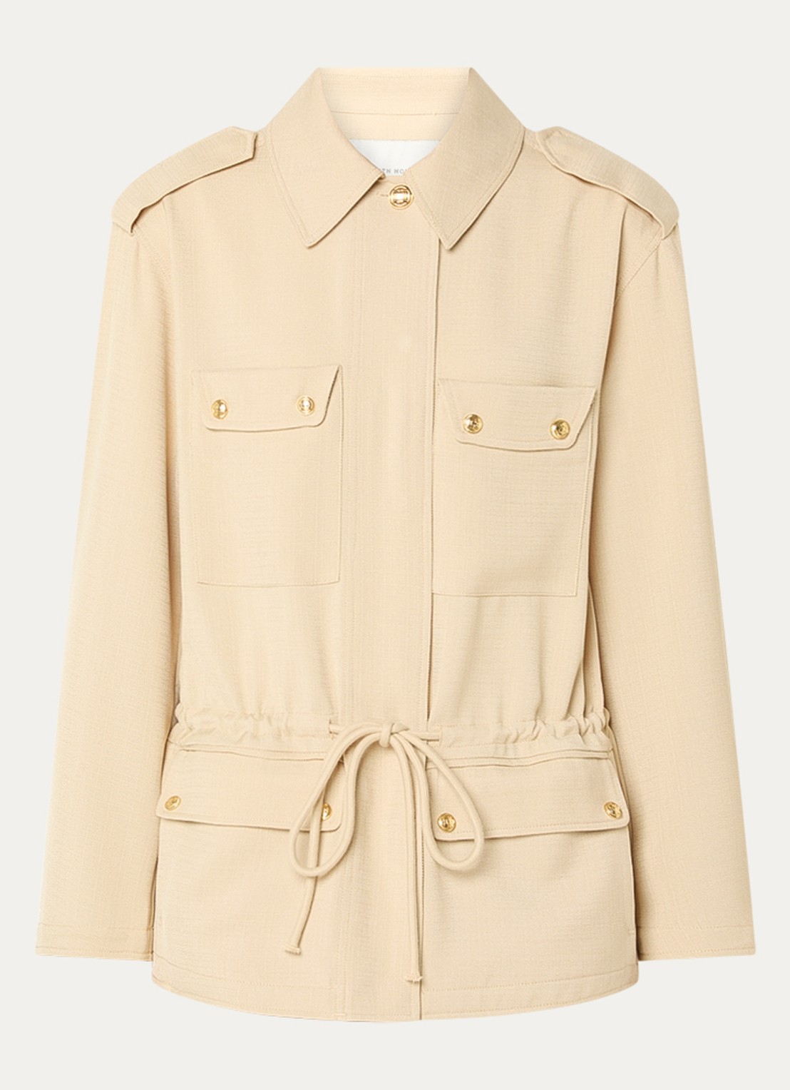 Fifth House Mina jack met klepzakken - voorkant 3 beige