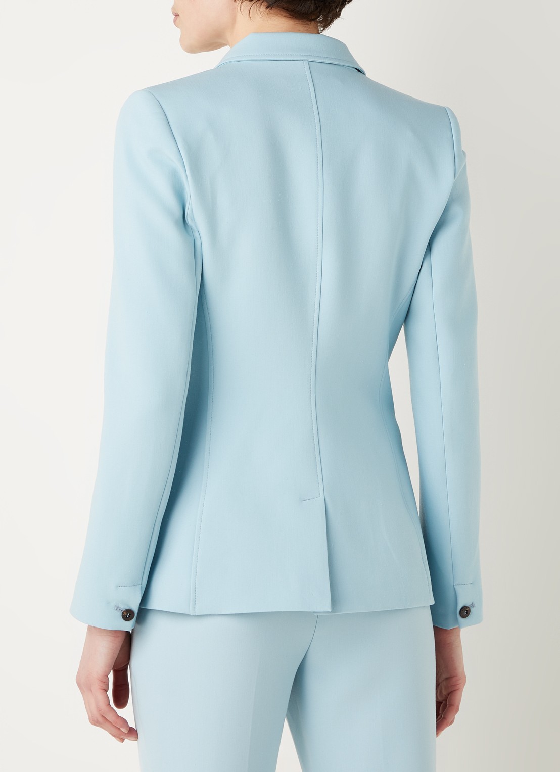 Fifth House Nenzo blazer met klepzakken - achterkant 4 lichtblauw