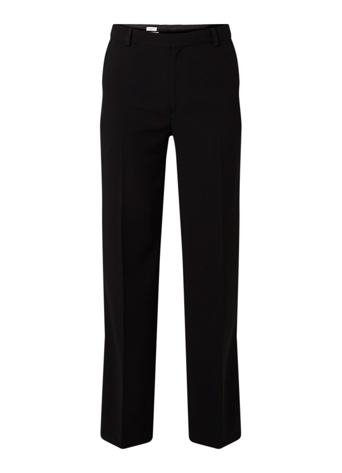 Filippa K Filippa K High waist straight fit pantalon - voorkant zwart