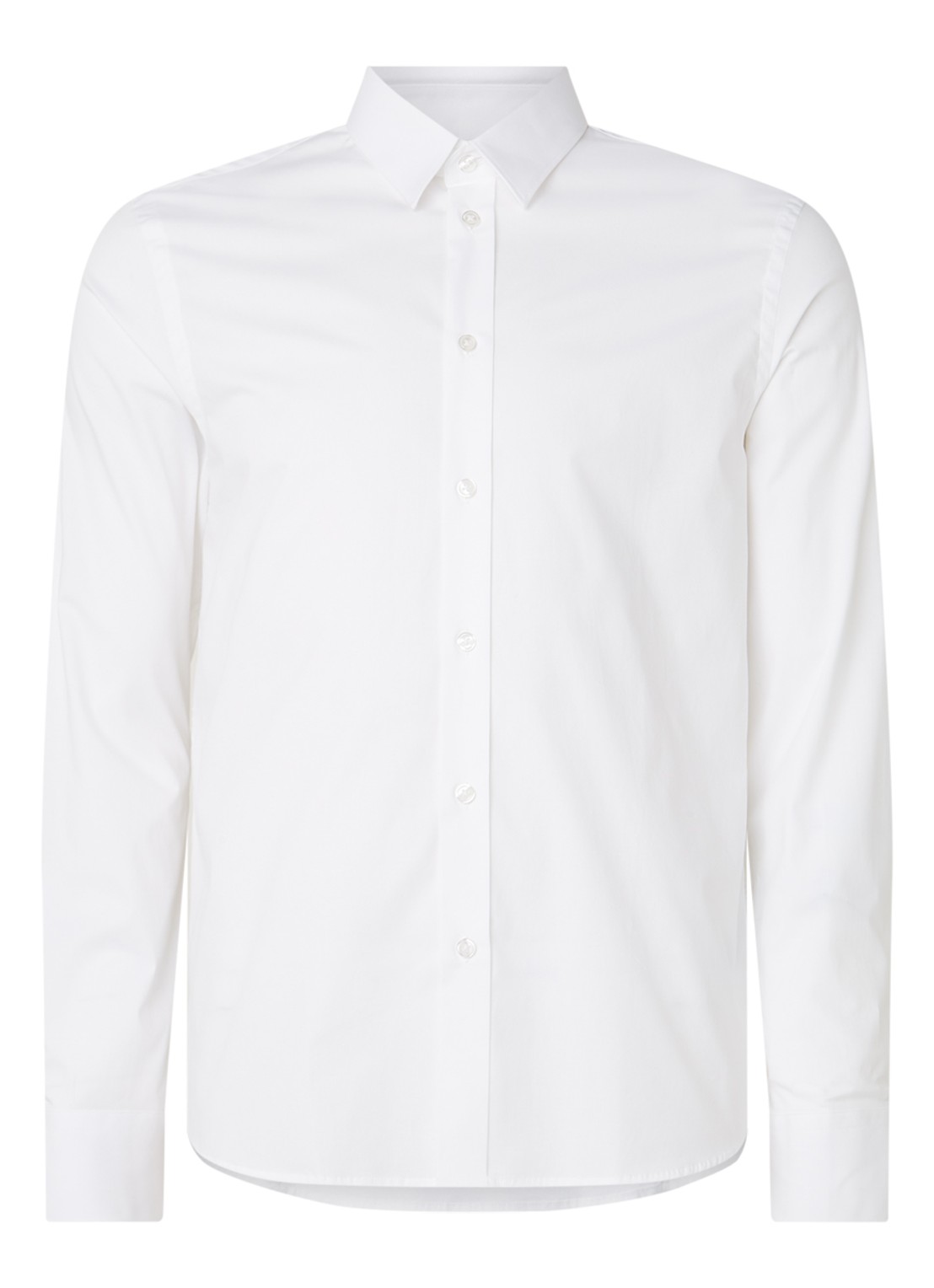 Filippa K Regular fit overhemd met stretch - voorkant 2 wit