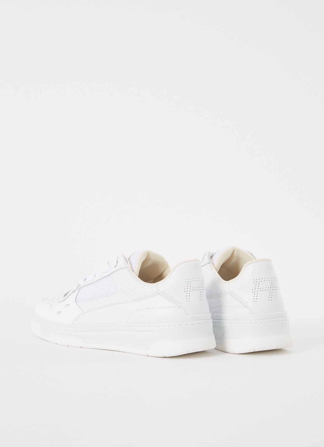Filling Pieces Cruiser Crumbs sneaker met leren details - achterkant 9 wit