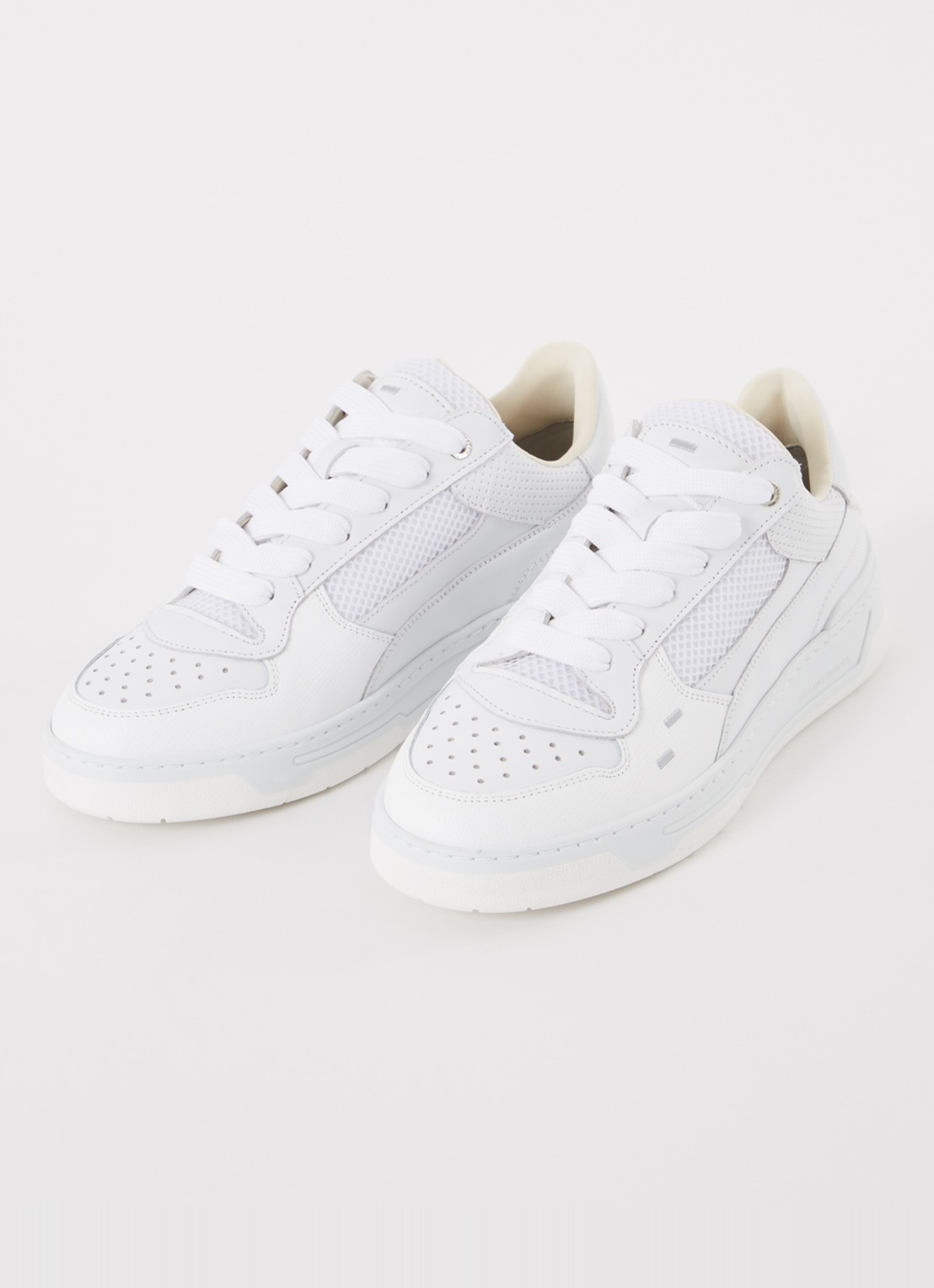 Filling Pieces Cruiser Crumbs sneaker met leren details - detail 4 wit