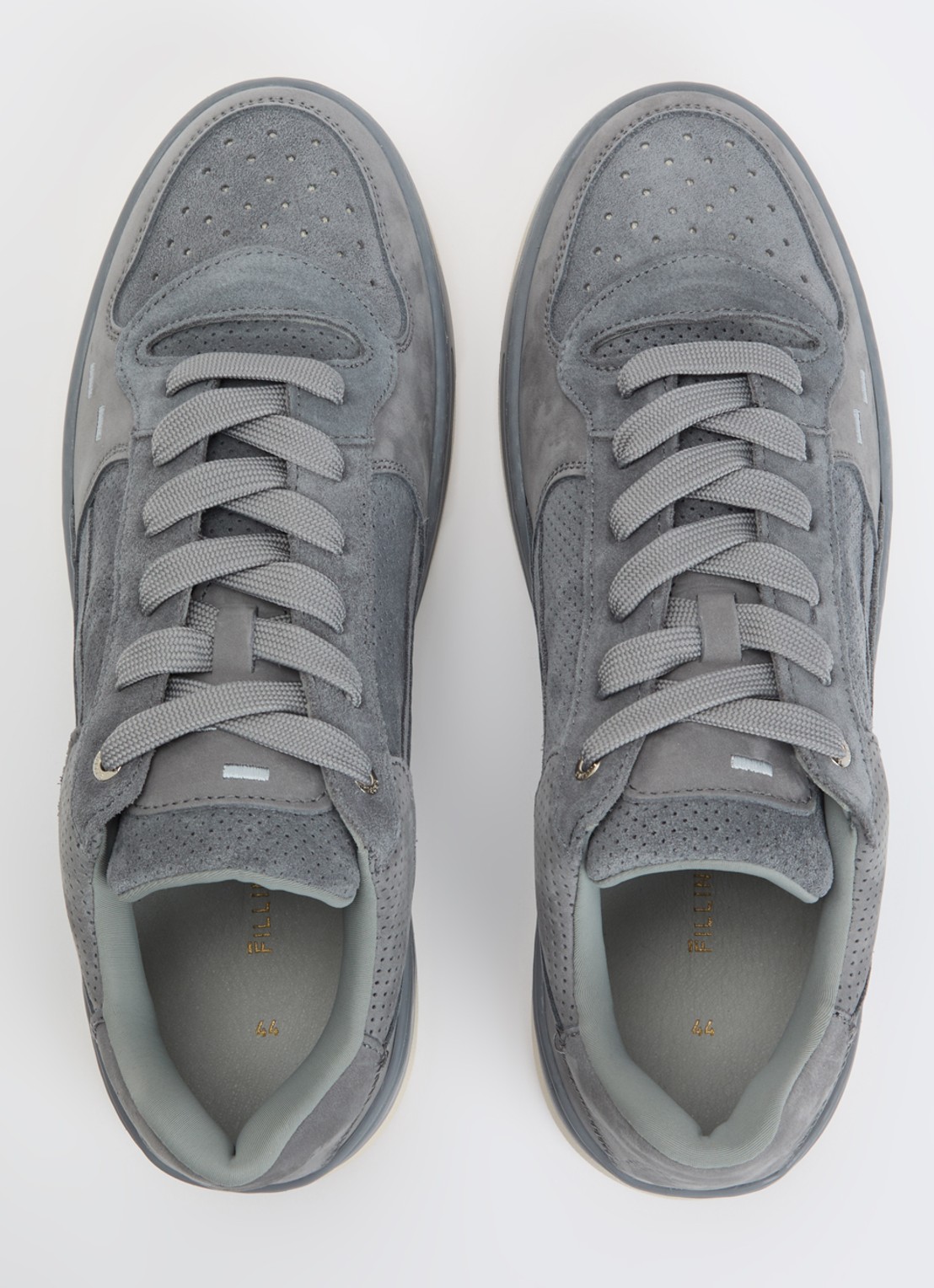 Filling Pieces Cruiser Dive sneaker met suède details - detail 4 grijs
