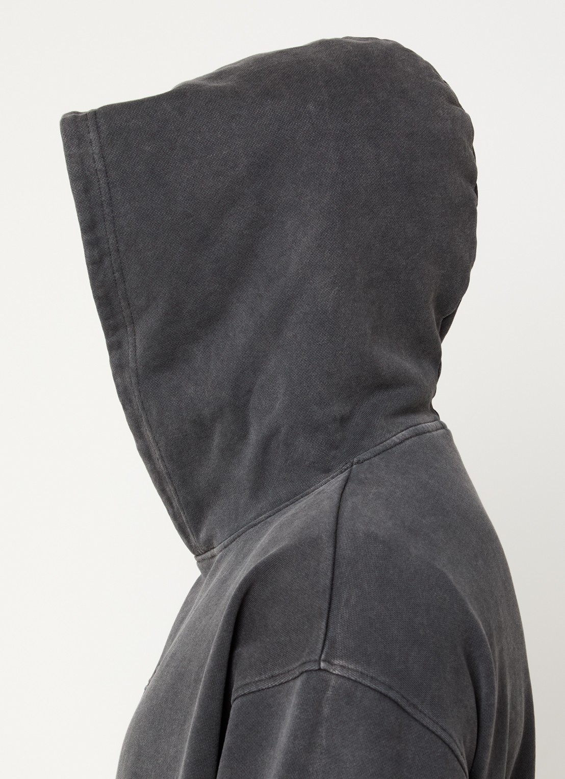 Filling Pieces Hoodie met logoborduring - detail 5 antraciet