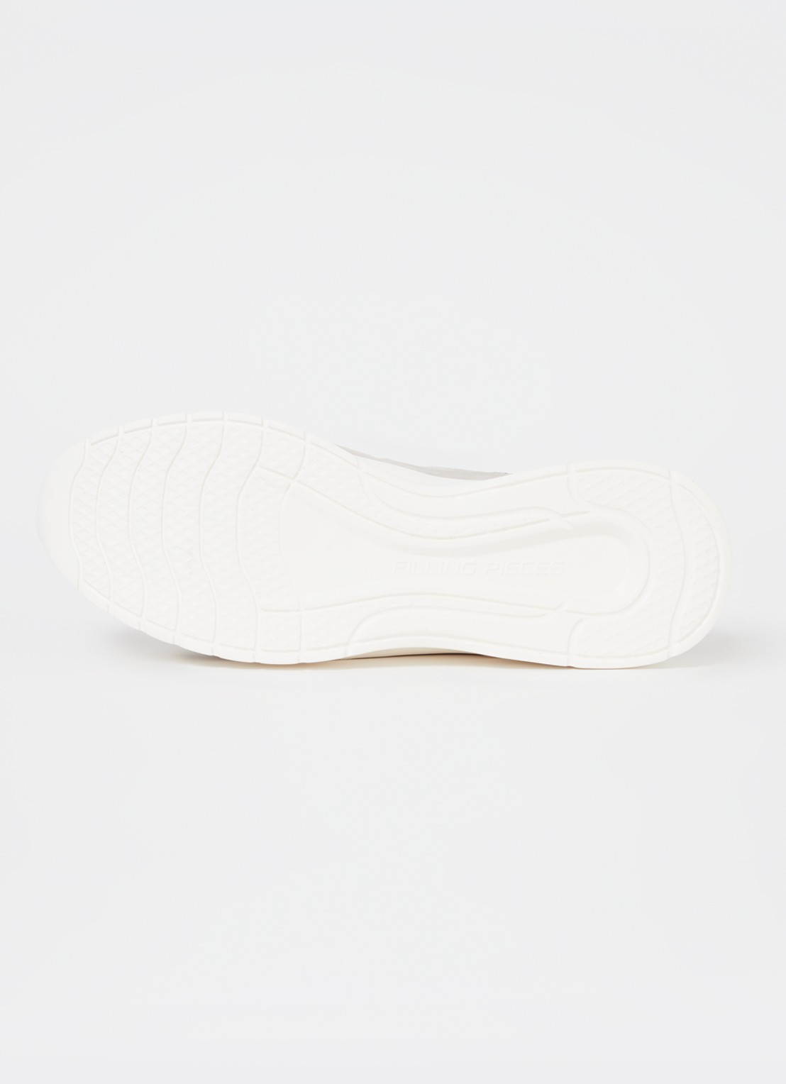 Filling Pieces Jet Runner sneaker van mesh met nubuck details - detail 6 lichtgrijs