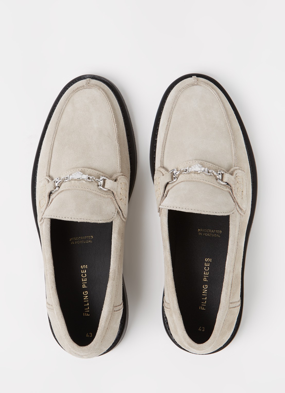Filling Pieces Loafer van suède  - detail 5 taupe