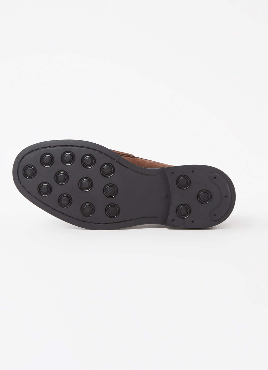 Filling Pieces Loafer van suède - detail 7 hazelnootbruin