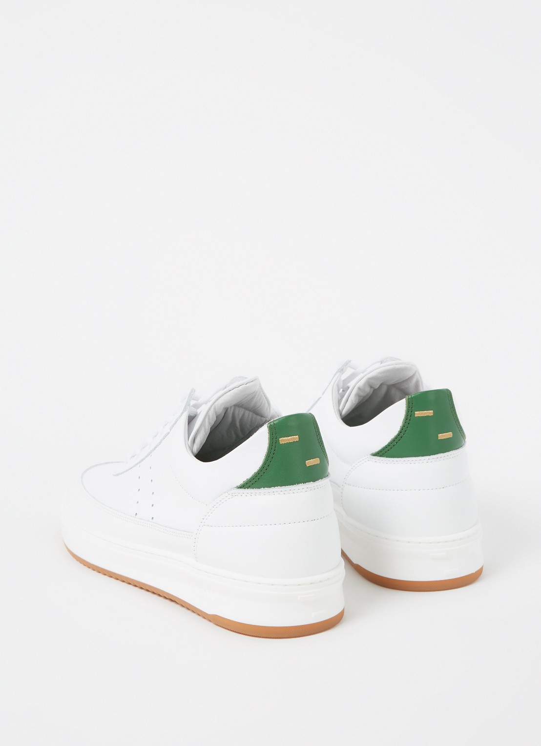 Filling Pieces Low Top Bianco sneaker van leer - detail 2 wit