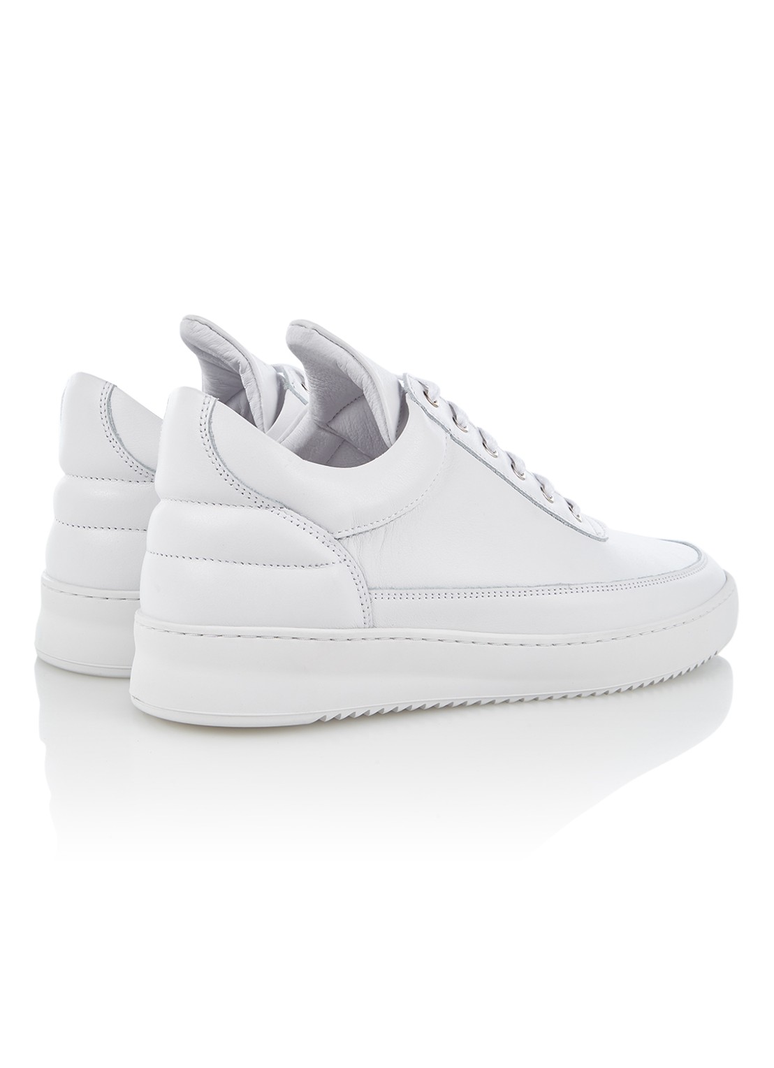 Filling Pieces Low Top Ripple Lane sneaker van leer - detail 4 wit
