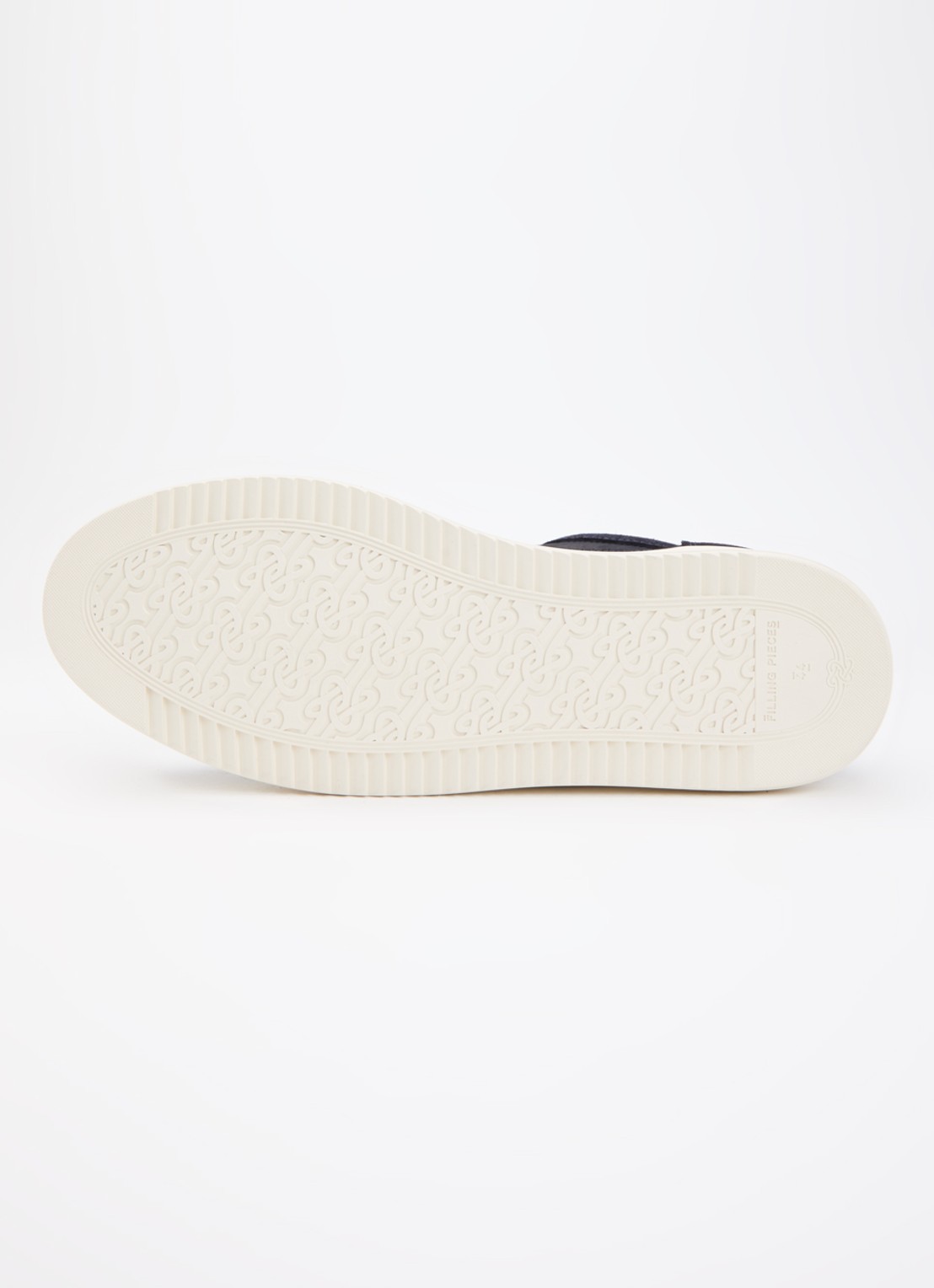 Filling Pieces Low Top sneaker van suède - detail 4 donkerblauw