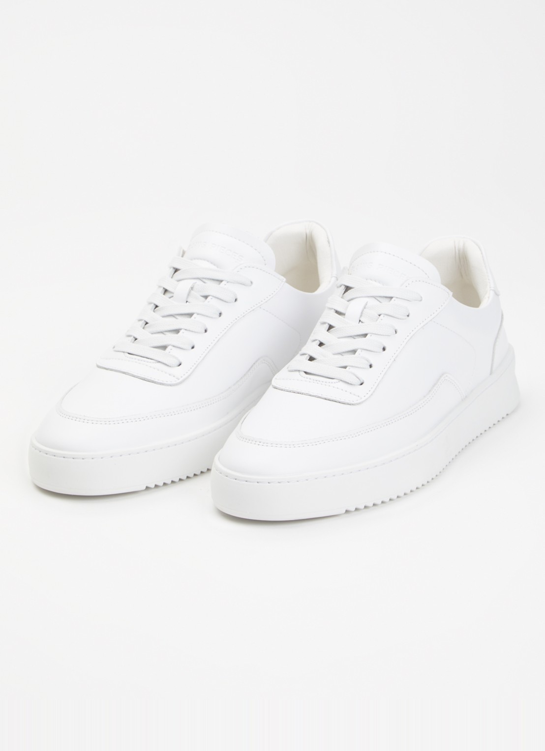 Filling Pieces Mondo 2.0 Ripple sneaker van leer - detail 4 wit