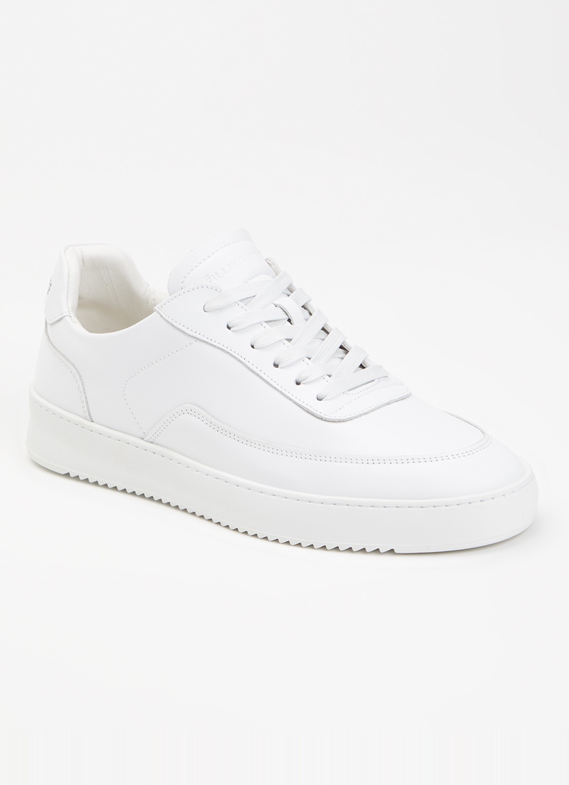 Filling Pieces Mondo 2.0 Ripple sneaker van leer - voorkant wit