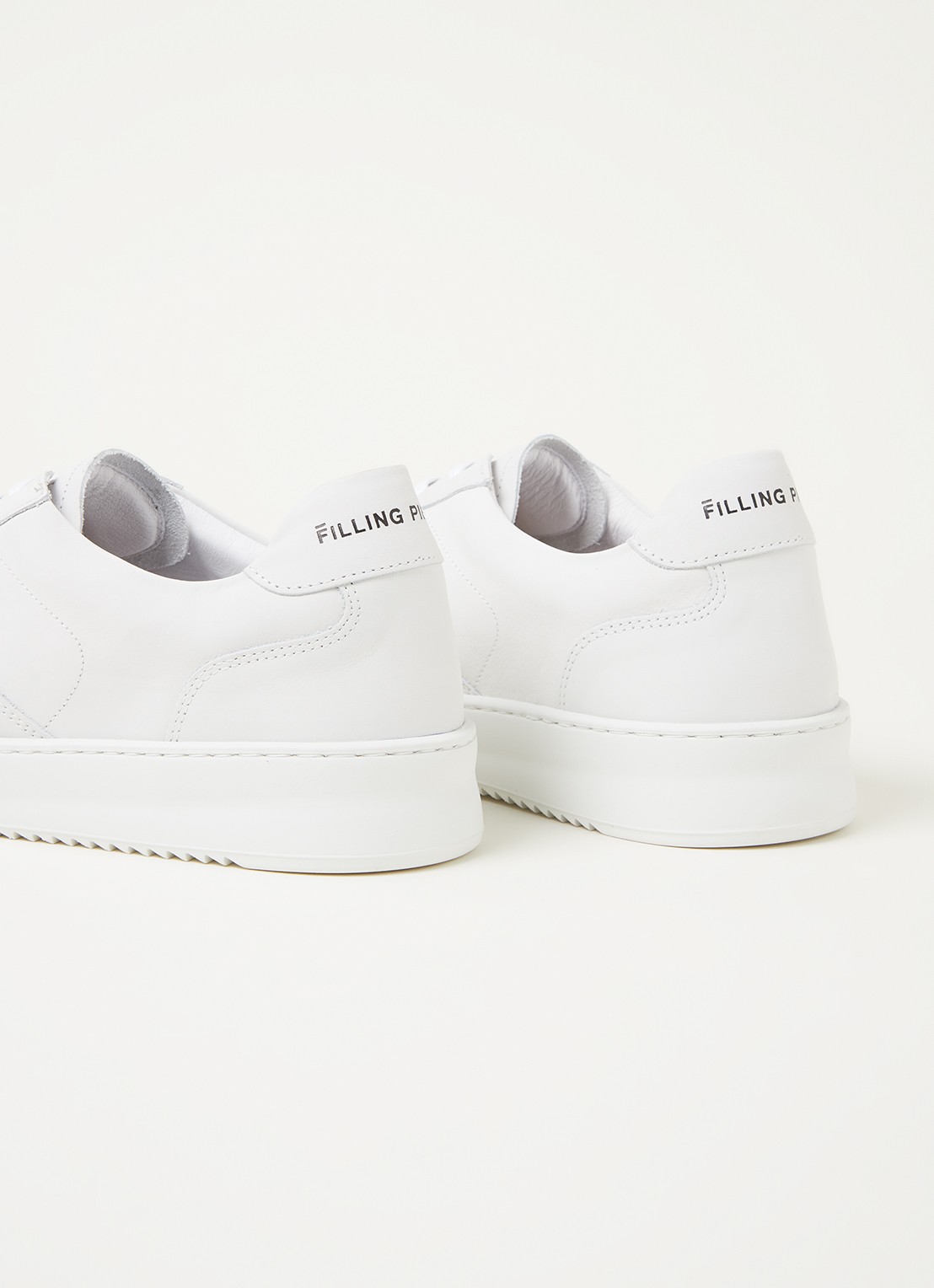 Filling Pieces Mondo 2.0 Ripple sneaker van nubuck - detail wit
