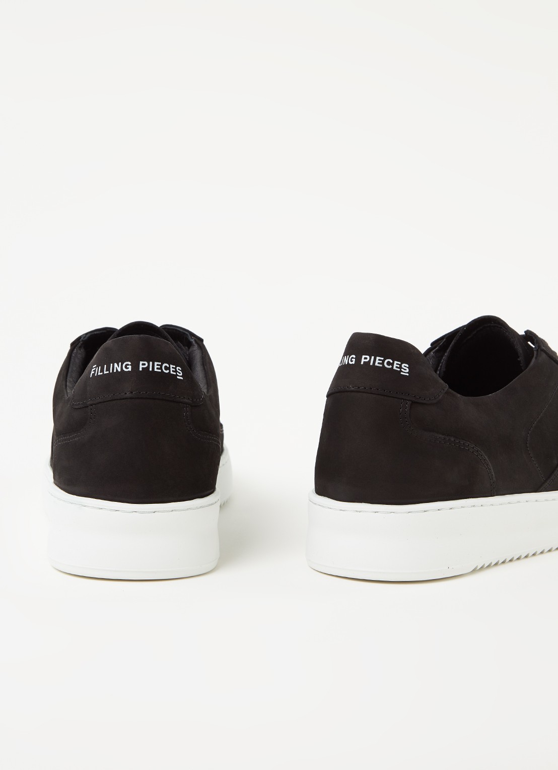 Filling Pieces Mondo 2.0 Ripple sneaker van nubuck - detail zwart