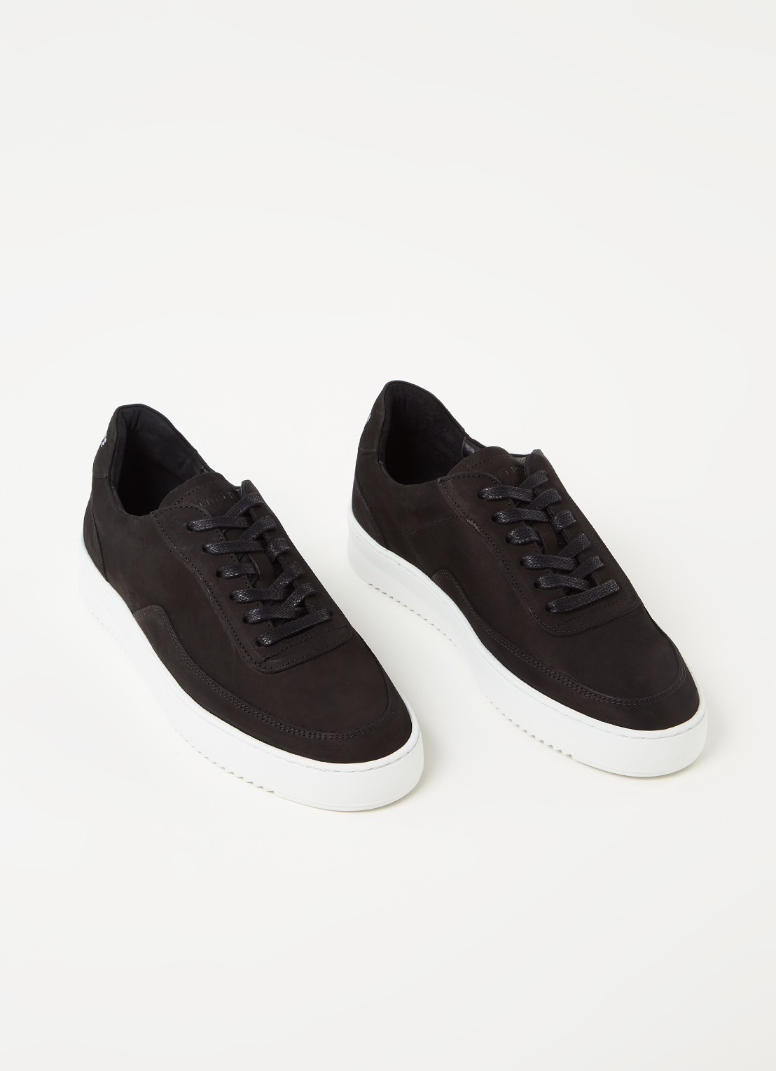 Filling Pieces Mondo 2.0 Ripple sneaker van nubuck - detail 2 zwart