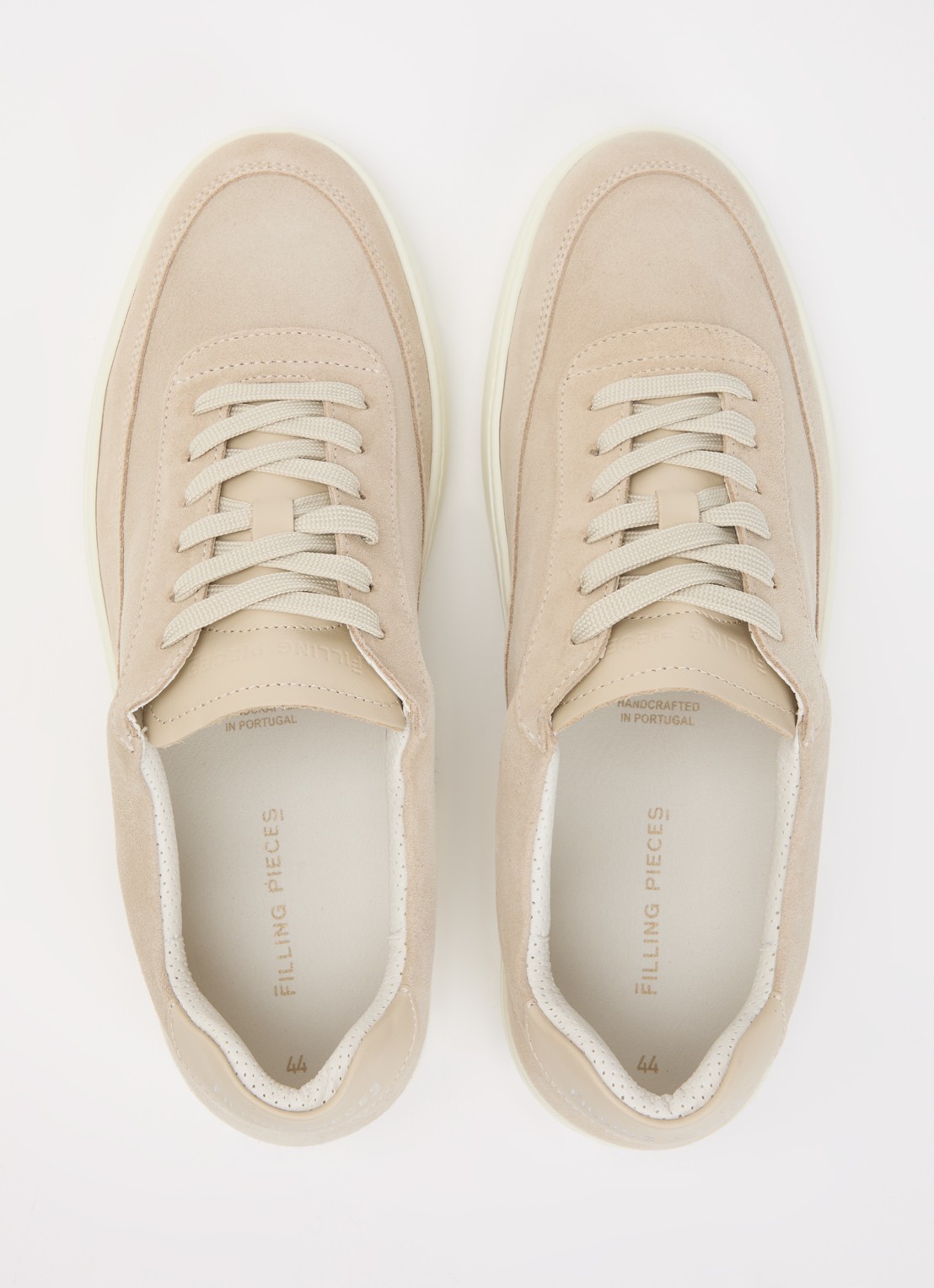 Filling Pieces Mondo Float sneaker van suède - detail 4 beige