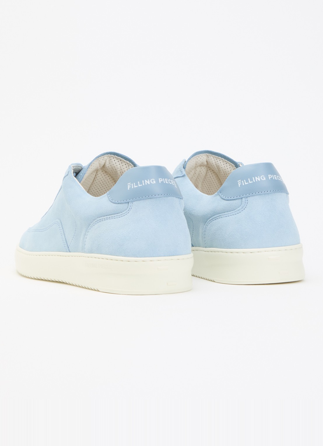 Filling Pieces Mondo Float sneaker van suède - achterkant 5 blauw
