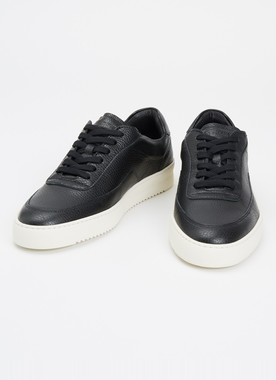 Filling Pieces Mondo Grain sneaker van leer - detail 2 zwart
