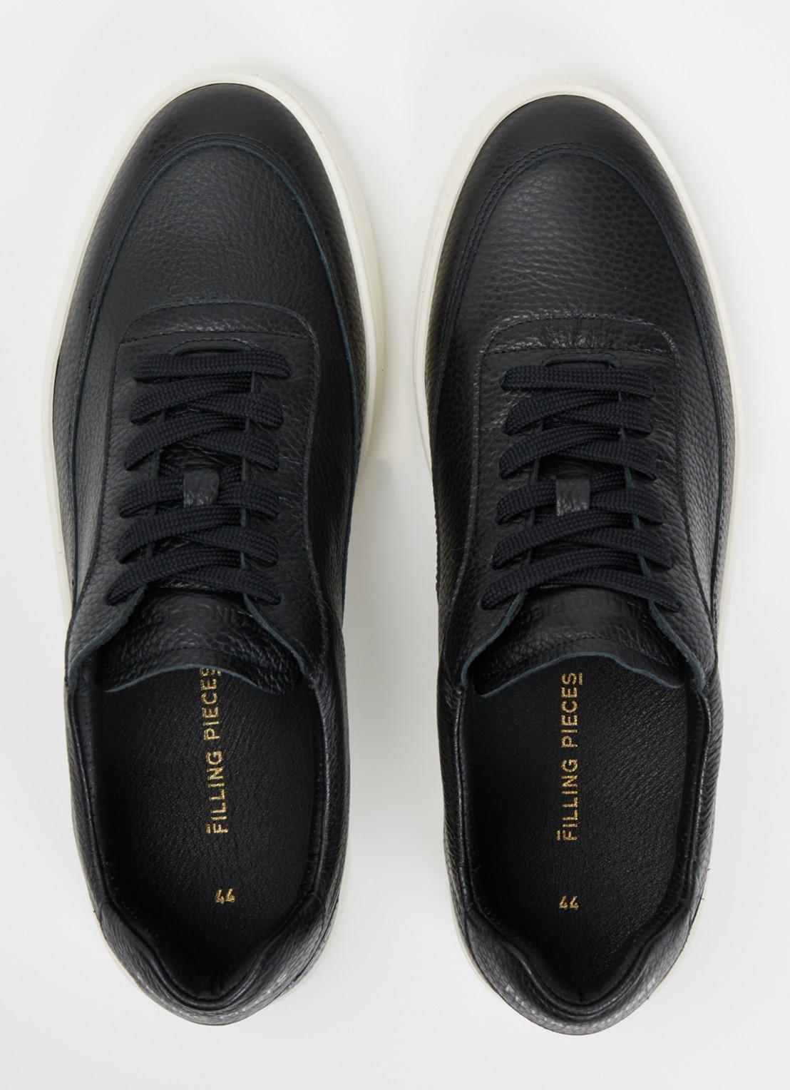 Filling Pieces Mondo Grain sneaker van leer - detail 3 zwart